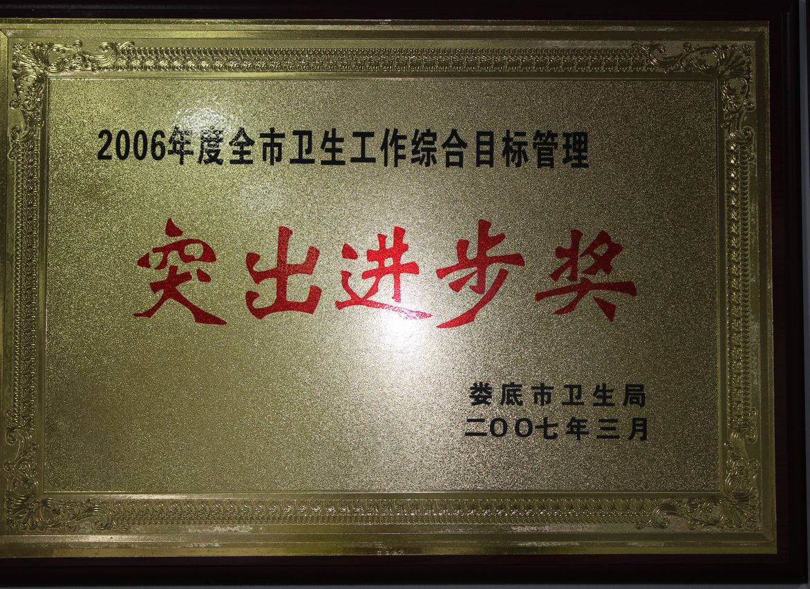 突出进步奖